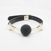 Love In Leather Glow in the Dark Gag With Ball - Default Title - Bondage Gags and Bits